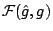 ${\mathcal{F}}(\hat g,g)$