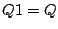 $Q 1=Q$