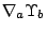 $\nabla_a\Upsilon_b$