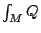 $\int_MQ$