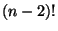 $(n-2)!$