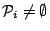 ${\mathcal P}_i \neq \emptyset$