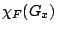 $\chi_F (G_x)$