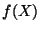$ f(X)$