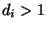 $ d_i>1$