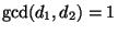 $ \gcd(d_1,d_2)=1$