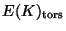 $ E(K)_{\textup{tors}}$