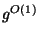 $ g^{O(1)}$