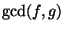 $ \gcd(f,g)$