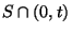 $ S \cap (0,t)$