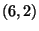 $ (6,2)$