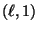 $ (\ell,1)$