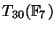 $ T_{30}(\mathbb{F}_7)$