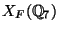 $ X_F(\mathbb{Q}_7)$