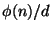 $ \phi(n)/d$