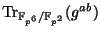 $ {\mathrm{Tr}}_{\mathbb{F}_{p^6}/\mathbb{F}_{p^2}}(g^{ab})$