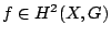 $ f \in H^2(X,G)$