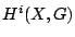 $ H^i(X,G)$