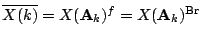 $ \overline{X(k)}=X(\mathbf A_k)^f=X(\mathbf A_k)^{{\mathrm{Br}}}$
