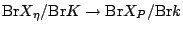 $ {\mathrm{Br}}X_\eta/{\mathrm{Br}}K \to {\mathrm{Br}}X_P/{\mathrm{Br}}k$