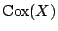 $ {\mathrm{Cox}}(X)$