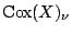 $ {\mathrm{Cox}}(X)_\nu$