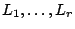 $ L_1,\dots,L_r$