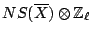 $ NS(\overline{X}) \otimes \mathbb{Z}_\ell$