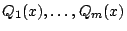 $ Q_1(x),\dots,Q_m(x)$