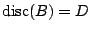 $ \operatorname{disc}(B) = D$
