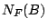 $\displaystyle N_F(B)$