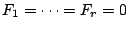 $ F_1=\dots=F_r=0$