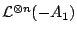$ \mathcal L^{\otimes n}(-A_1)$
