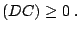 $\displaystyle (D\idot C)\ge0\;.$