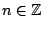 $ n\in\mathbb{Z}$