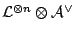 $ \mathcal L^{\otimes n}\otimes\mathcal A\spcheck$