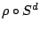 $ \rho\circ S^d$