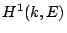 $ H^1(k,E)$