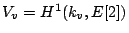 $ V_v=H^1(k_v,E[2])$