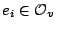 $ e_i \in \mathcal{O}_v$