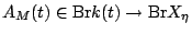 $ A_M(t) \in {\mathrm{Br}}k(t) \to {\mathrm{Br}}X_\eta$