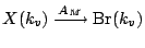 $ X(k_v) \xrightarrow{A_M} {\mathrm{Br}}(k_v)$
