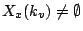 $ X_x(k_v) \neq \emptyset$