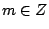 $m\in{\mathbb Z}$