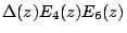 $\Delta(z)E_4(z)E_6(z)$