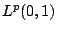 $L^p(0,1)$