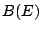$B(E)$