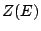 $Z(E)$