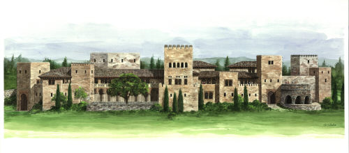 The new building, front view