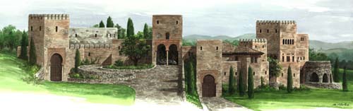 The new building, viewed from the driveway